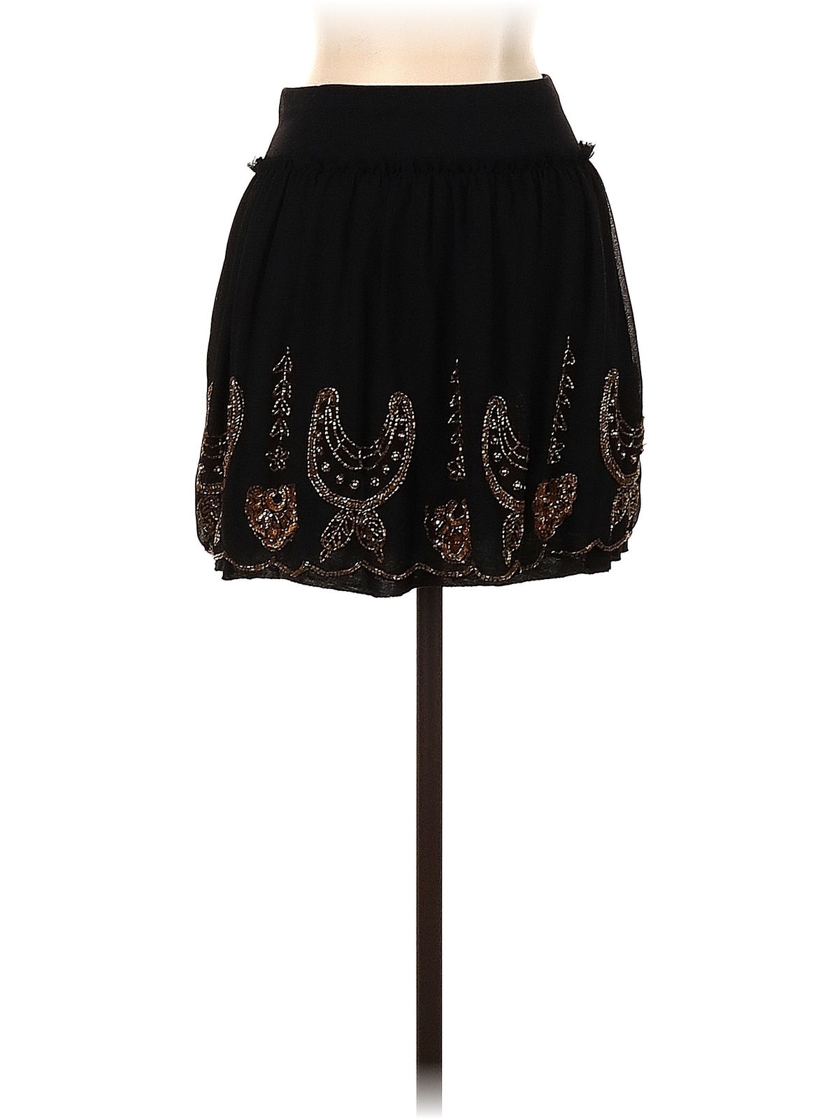 Free People Women Black Formal Skirt XS eBay