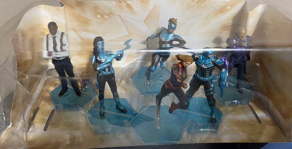 Disney Capitana Marvel 6 Piezas PVC Figura Juego Edad 3+ Nuevo Precintado Foto 3 de 4