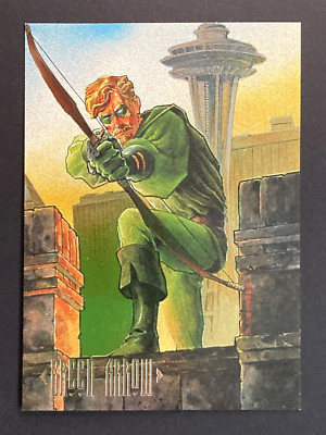 1994 DC Comics Green Arrow Holofoil Insert