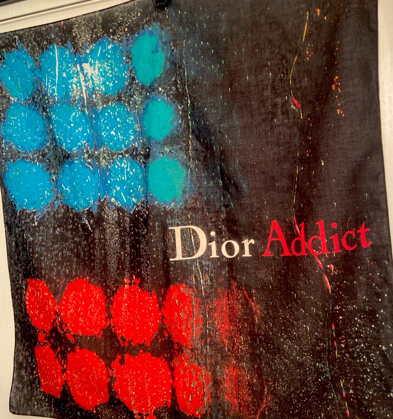 Foulard Dior Addict coton 21x21 pouces