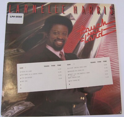 Larnelle Harris Touch Me Lord LP IMPACT xian Funk Soul Gospel 1982 TIMING STRIP