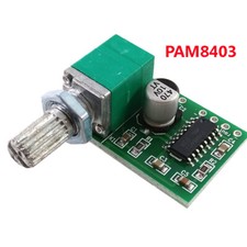PAM8403 DC 5V 3WX2 C2.0 Adjustable Small Digital Audio Amplifier Board AMP DIY