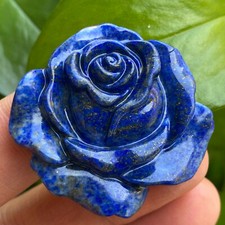 TOP 1 PIEZA Natural Lapislázuli Cuarzo Flores Calavera Tallada a Mano Reiki Curación
