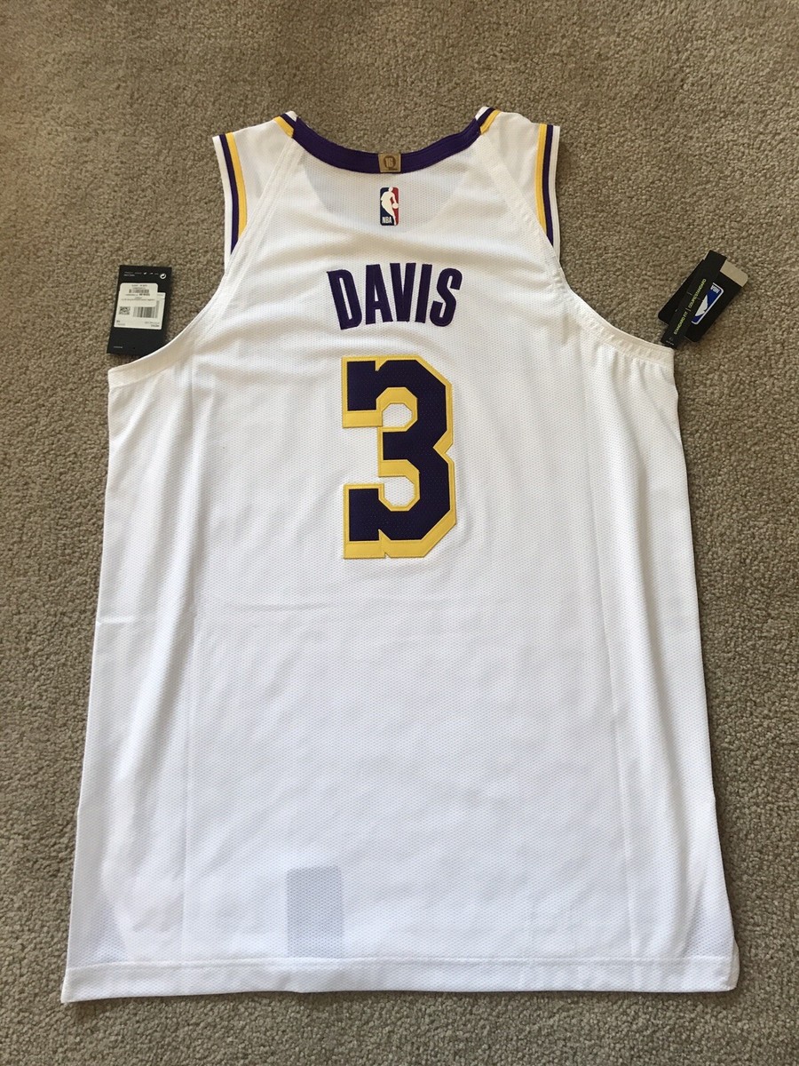 Anthony Davis Lakers Jersey Authentic White size 48 L nike