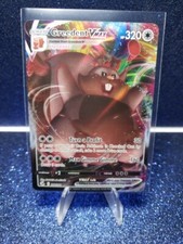 Pokémon TCG Greedent VMAX Fusion Strike 218/264 Holo Ultra Raro quasi nuovo!