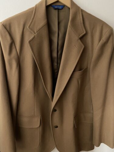 Vintage Pendleton Wool Suit Jacket Mens Size 42 Long Brown Tan Camel USA Vtg - Picture 3 of 16