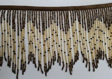 Perial co beaded fringe hand work very full and elegant for lampshade 1 YARD