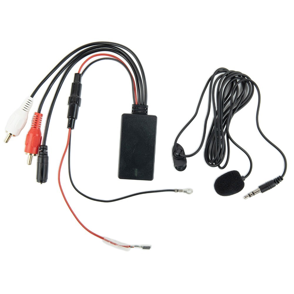 Cable Car Black Car Audio Microphone 2 RCA Stecker Adapter Car Accessories
