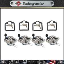 Trailer Door Latch T-Handle Lock Stainless Steel Keys Camper RV Truck Toolbox