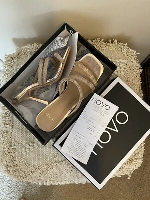 novo rose gold heels