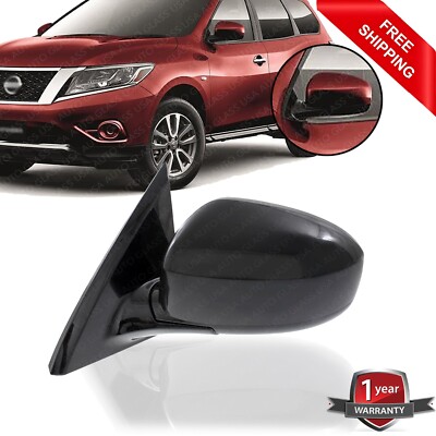 Right Side Power Heated Mirror For 2000-2004 Nissan Pathfinder - Passenger Side, Paintable - View #3