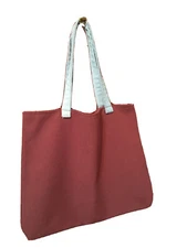 New Handmade Cloth Tote Bag Burgundy Medium Accessory Travel Lightweight