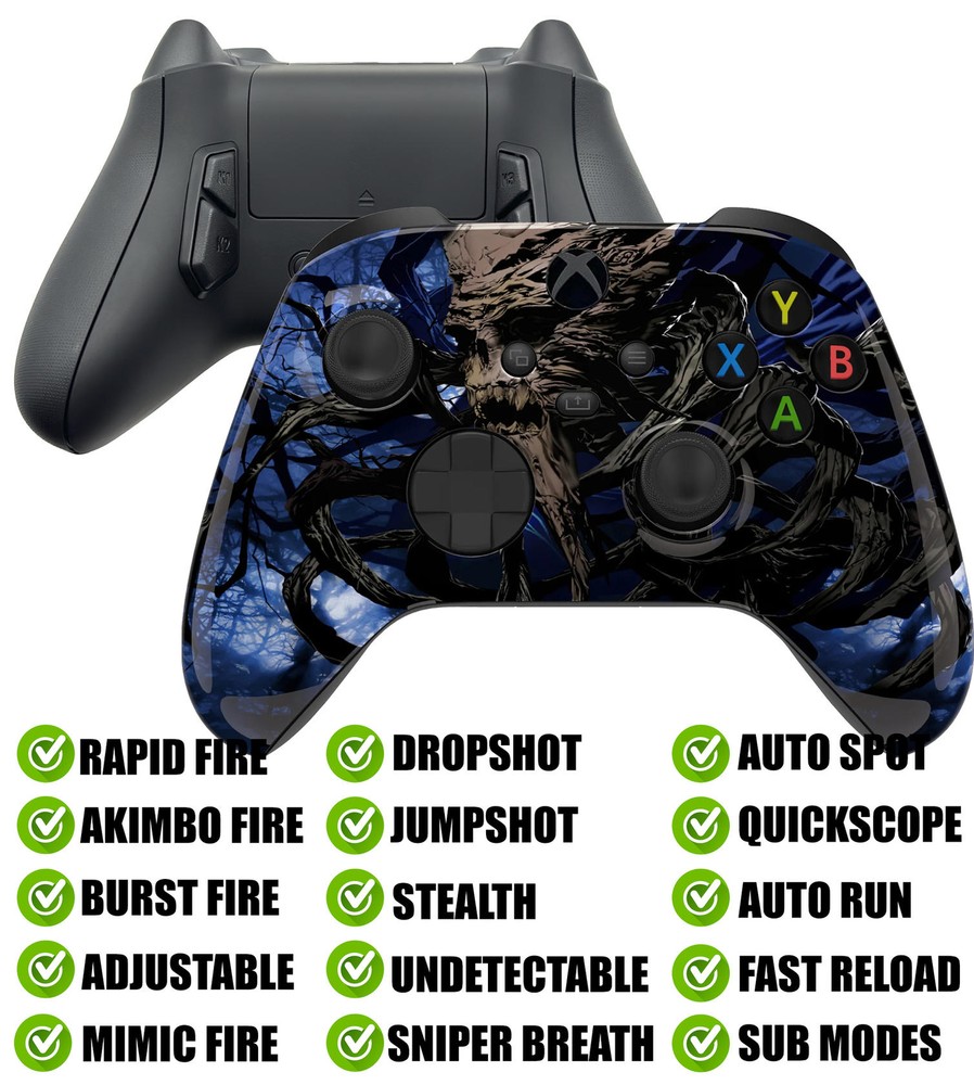 Tree Skull Modded Reflex Buttons Rapid Fire Mod Controller for Xbox Series X S