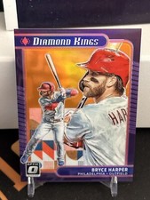 2021 Panini Donruss Optic Bryce Harper Diamond Kings Orange Refractor /125 SP