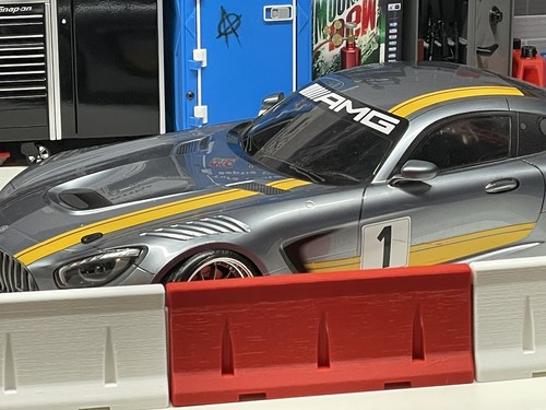 1/10 Scale Rc Drift Car Track Barrier Jersey Divider Parts Set Of 4 Barriers - 第 6/9 張圖片