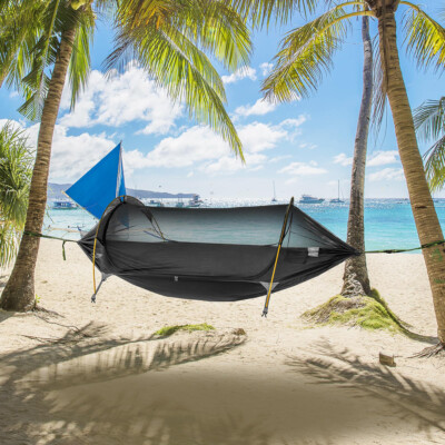 Camping Hängematte mit Moskitonetz Hammock Outdoor Wandern Reisehängematte