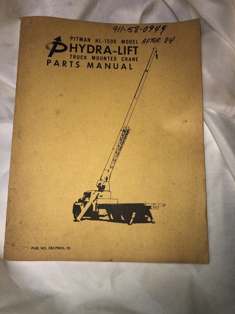 Pitman Cranes Manual