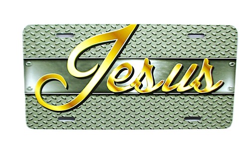 JESUS CHRIST CHRISTIAN RELIGIOUS METAL CAR NOVELTY LICENSE PLATE AUTO TAG - Picture 9 of 15