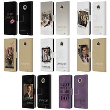OFFICIAL GOSSIP GIRL GRAPHICS LEATHER BOOK WALLET CASE COVER FOR MOTOROLA PHONES