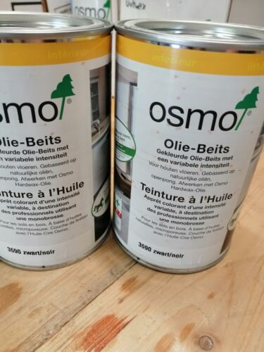 Teinture à huile OSMO neuf 1L  3590 noir - Photo 1/5