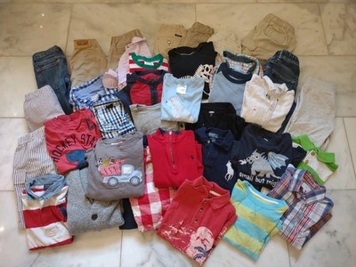 BOYS Clothing LOT 39 Pieces SIZES 5 6 7 8 PANTS Shorts SHIRTS LEVIS Polo Etc.
