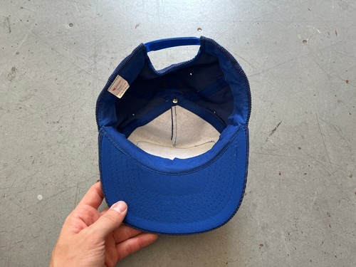 80s Vintage Baker Mine Service Trucker Corduroy Coal Mining Snapback Hat Cap - Picture 10 of 10