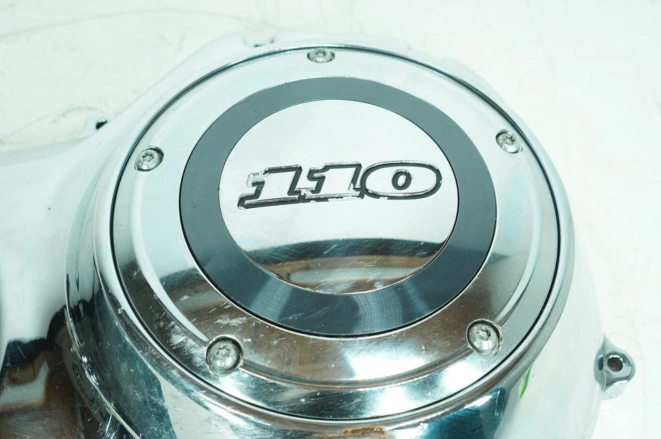 11 Harley Touring Street Glide Screamin Cubierta de embrague primaria exterior rayada 110 Foto 3 de 4