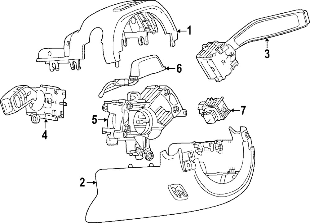 Conjunto de palanca de cambio de transmisión automática para GM LYRIQ 2023-2024 (N/P 13552377)