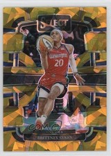 2024 Panini Select WNBA Concourse Gold Ice Prizm /10 Brittney Sykes #3 3d3