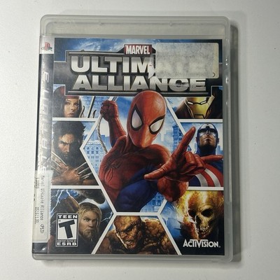 Marvel Ultimate Alliance Playstation 3  w/ Manual VGC Tested