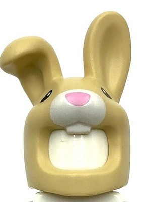 Lego New Tan Minifigure Headgear Head Cover Costume Rabbit w/ Bent Ear Part