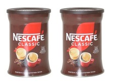 2 x Nescafe Classic Instant Hot or Cold Coffee Cyprus / Greek Frappe 200g