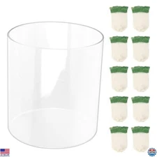 EINDER 10-Pack Propane Lantern Mantles & Globe Replacement for Coleman Lanterns