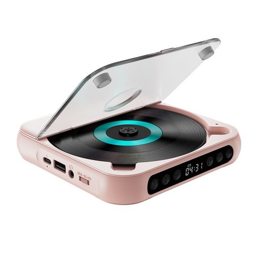 Tragbarer CD-Player mit AUX USB-Anschluss für Musikwiedergabe überall