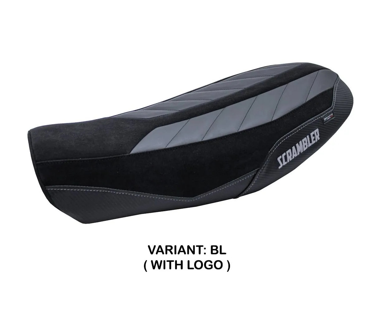 Seat cover Vanguard Black + logo Tpz comp DUCATI SCRAMBLER URBAN MOT 2022 2026