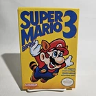 Super Mario Bros. 3 (Nintendo NES, 1990) Left Bros Variant Original Box ONLY