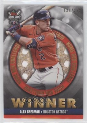 2022 Topps Home Run Challenge Winners July 139/262 Alex Bregman #HRCW-11 05gv