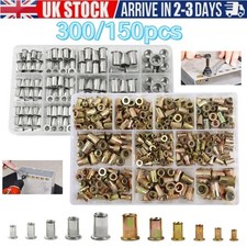 300/150x Rivet Nut Kit Riveter Gun Heavy Duty Riveting Rivet Nutsert Tool Rivnut
