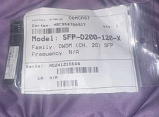 DWDM SFP Transceiver Module – Model SFP-D200-120-X (120 km Range)