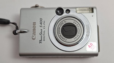 Canon PowerShot S400 Digital ELPH 4.0MP Compact Camera Silver. Power On Untested