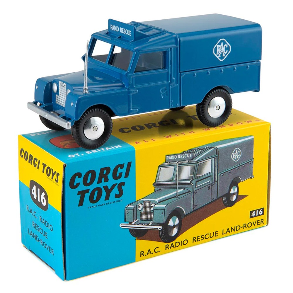 Corgi 416 - RAC Radio Rescue Land Rover 1:46 Diecast Model