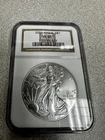 2001 American Silver Eagle $1 Dollar Coin One Troy Ounce 0.999 Fine NGC MS69