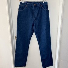 WRANGLER Women  s Cowboy Cut Denim Jeans Size 11 X 32 slim fit Tapered Leg NEW