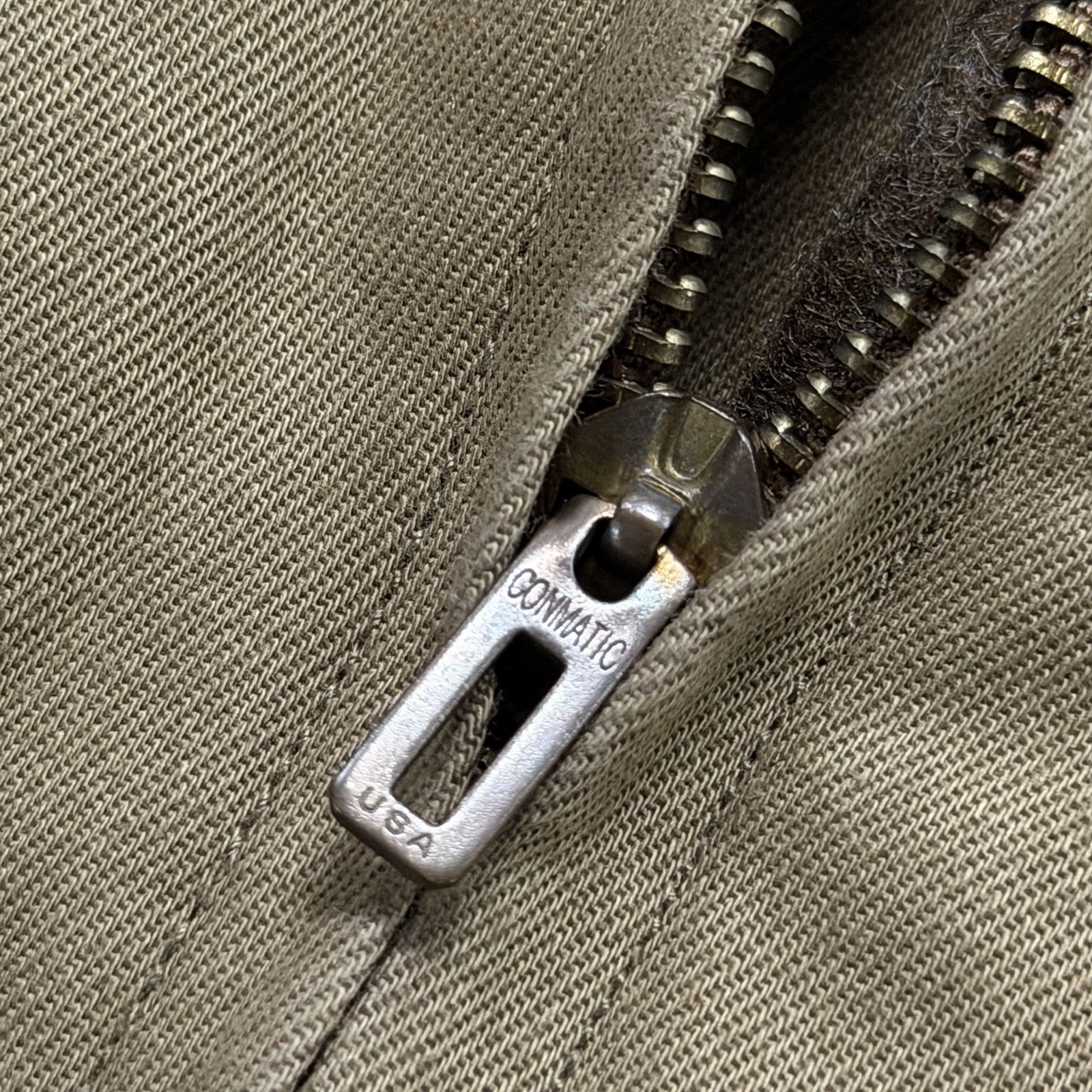 Buzz Rickson's Flight Jacket Conmatic Zip  Tank P… - image 10