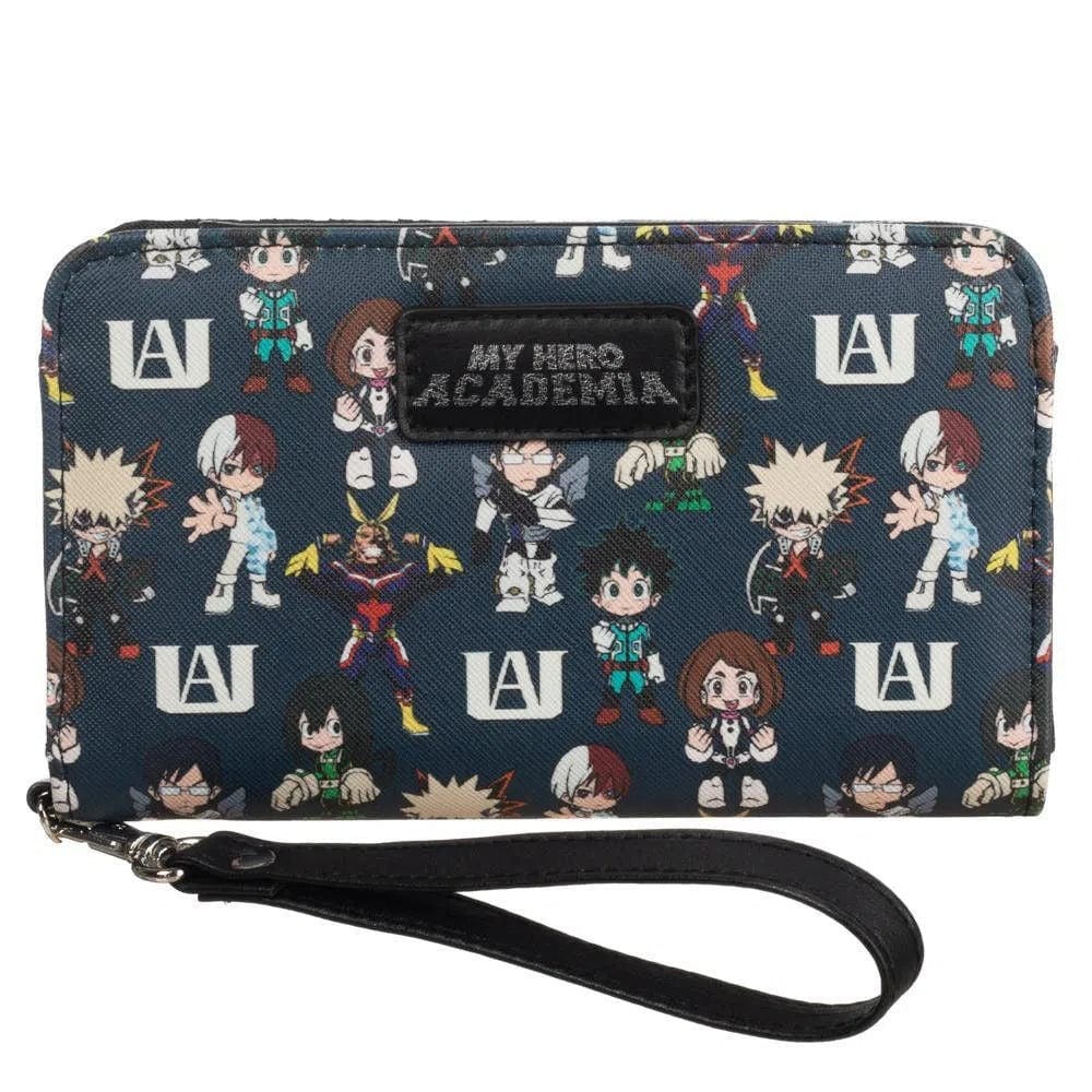 My Hero Academia - Chibi Superheroes Mini Wristlet Wallet (All Over Print) - Bio