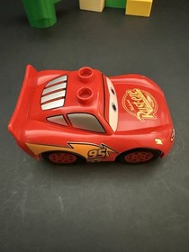 LEGO Duplo Disney Cars Lightning McQueen (5813) HTF Retired Complete EUC