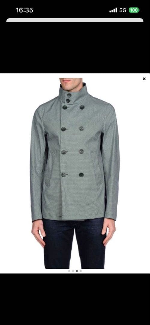 Herno Men Double Breasted Jacket Size 52 Limited … - image 20