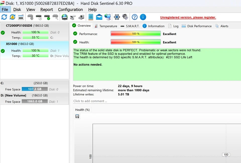 Kingston 2TB XS1000 Black Portable External SSD TESTED! VERY LITTLE USE USB 3.2 - Image 2 of 4