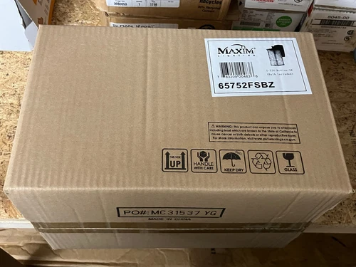 Maxim Lighting Outdoor Wall Mount Bronze Finish Terrace Single Light 65752FSBZ - Picture 1 of 2