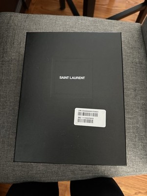 SAINT LAURENT  Authentic 10  X 8  X 2.5  Gift Packaging EMPTY BOX With Envelope